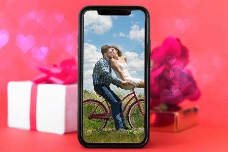 Valentines Day Smartphone Photo Frame
